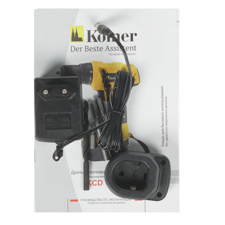 Дрель-шуруповерт Kolner KCD 18МС желтый