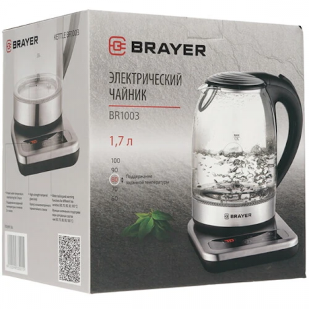 Электрический чайник BRAYER BR1003 черный