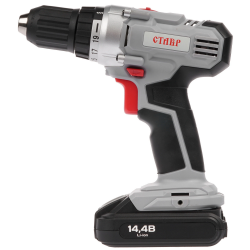 Дрель-шуруповерт Ставр ДА-14.4/2ЛМ серый
