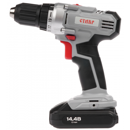 Дрель-шуруповерт Ставр ДА-14.4/2ЛМ серый