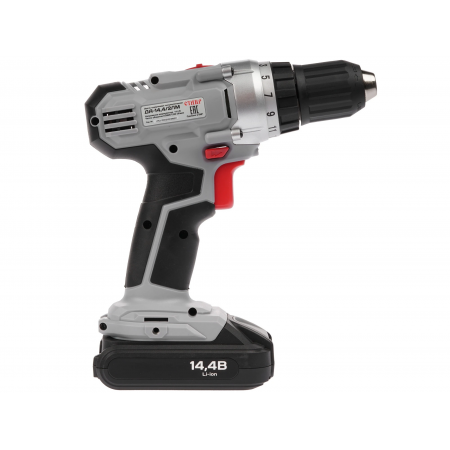 Дрель-шуруповерт Ставр ДА-14.4/2ЛМ серый