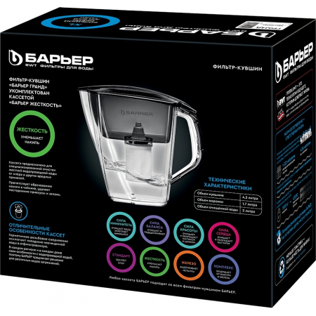 Фильтр-кувшин БАРЬЕР Гранд (В883Р00) красный