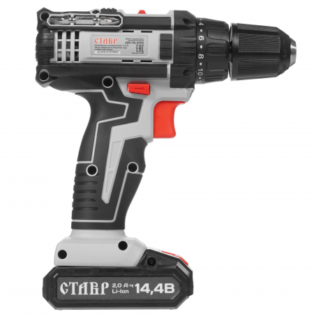 Дрель-шуруповерт Ставр ДА-14.4ЛК серый