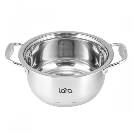 Набор посуды Lara Harmony LR02-105 серебристый