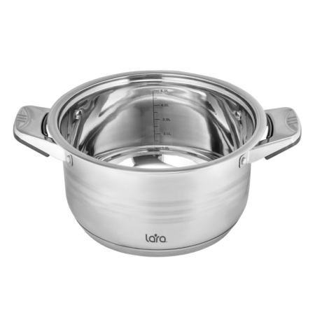 Набор посуды Lara Adagio LR02-106 серебристый
