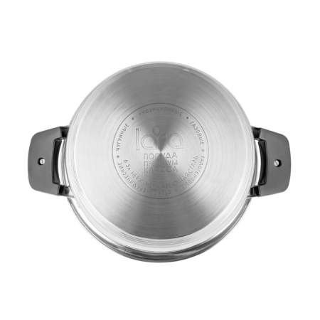 Набор посуды Lara Adagio LR02-106 серебристый