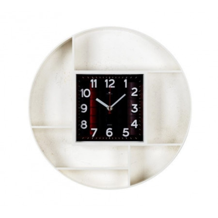 Часы настенные Рубин 3516-003 белый