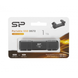 1000 ГБ Внешний SSD Silicon Power DS72 (SP001TBUC3S72V1K) черный
