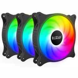 Комплект вентиляторов PCCooler FX 120 ARGB BK 3 IN 1 3шт черный