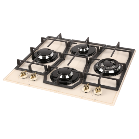 Варочная панель газовая GEFEST ПВГ (2231-10 В85) кремовый