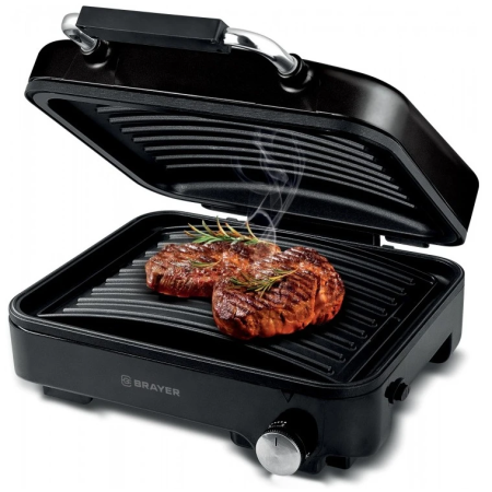 Гриль Brayer 2000BR черный
