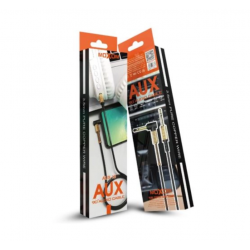 Кабель 3.5 mm jack - 3.5 mm jack Moxom AUX-13 0.15 м черный