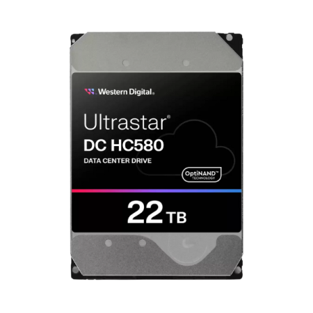 22 ТБ Жесткий диск Western Digital Ultrastar DC HC580 (WUH722422ALE6L4) серебристый