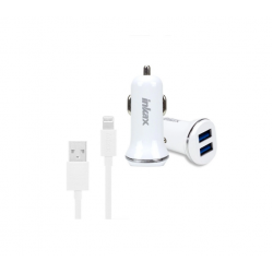 Автомобильное зарядное устройство Inkax CD-13 Lightning белый Автомобильное зарядное устройство Inkax CD-13 Lightning белый