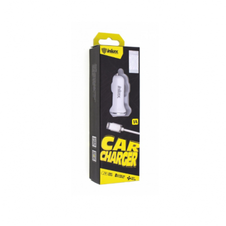 Автомобильное зарядное устройство Inkax CD-13 Lightning белый