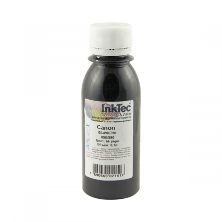 Чернила InkTec Canon C0090 (1501609450) пигментные чёрные