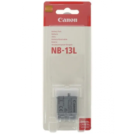 Аккумулятор для фотоаппарата Canon BATTERY PACK NB-13L (9839B001AA) черный