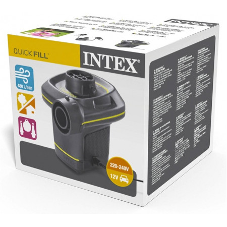 Насос воздушный Intex Quick Fill 66634 (66634) черный Насос воздушный Intex Quick Fill 66634 (66634) черный