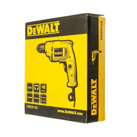 Дрель DeWalt DWD014S-QS желтый
