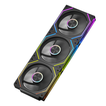 Комплект вентиляторов PCCooler F3 X120 ARGB BK 3IN1 3 шт черный