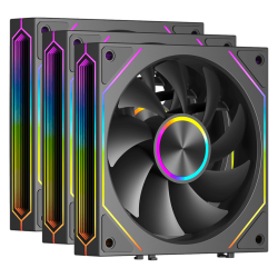 Комплект вентиляторов PCCooler F3 X120 ARGB BK 3IN1 3 шт черный