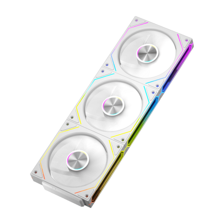 Комплект вентиляторов PCCooler F3 X120 ARGB WH 3IN1 3 шт белый