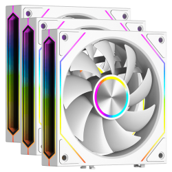 Комплект вентиляторов PCCooler F3 X120 ARGB WH 3IN1 3 шт белый