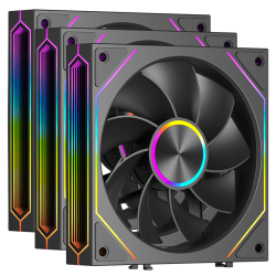 Комплект вентиляторов PCCooler F3 X120R ARGB BK 3IN1 3 шт черный