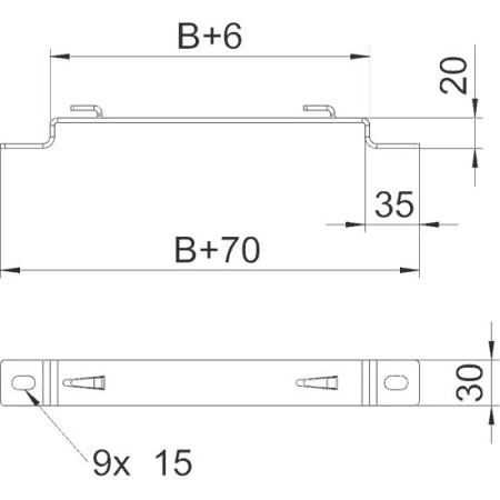 Скоба для металлорукава OBO Bettermann DBLG 20 100 FS серебристый