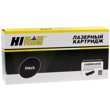 Тонер-картридж лазерный Hi-Black HB-106R04348 черный