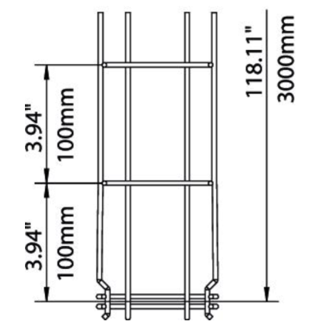 Лоток кабельный проволочный OBO Bettermann GR-Magic (GRM 55 100 G) серый
