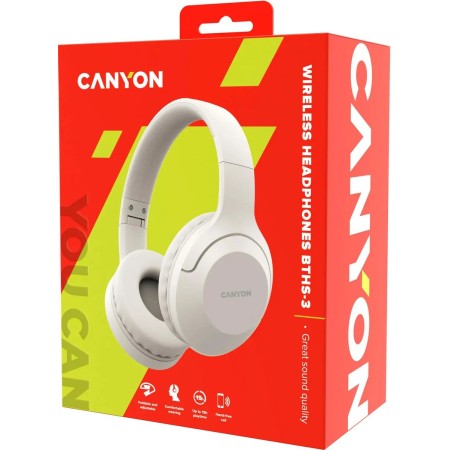 Наушники Canyon BTHS-3 (CNS-CBTHS3BE) бежевый