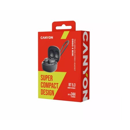 Наушники Canyon OnGo 4 mini (CNS-TWS4G) серый