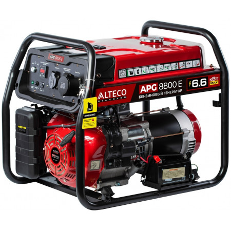 Электрогенератор ALTECO APG 8800E N красный