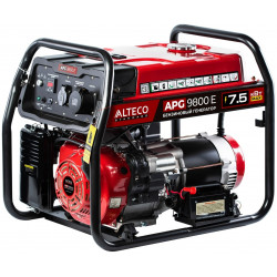 Электрогенератор ALTECO APG 9800E N красный