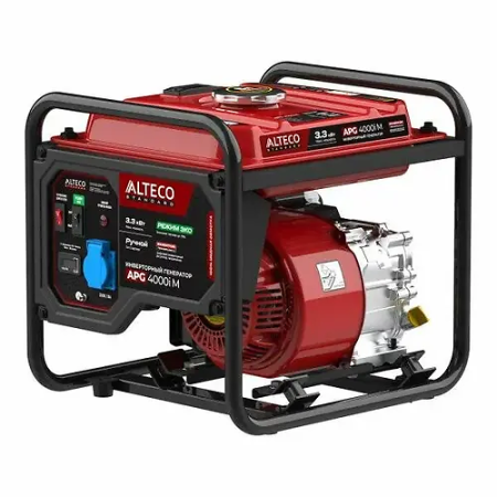 Электрогенератор Alteco Standard APG 4000i M красный