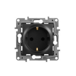 Сетевая розетка Legrand 672621 черный Сетевая розетка Legrand 672621 черный