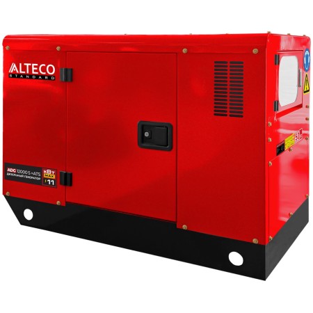 Электрогенератор Alteco Standard ADG 12000S+ATS красный