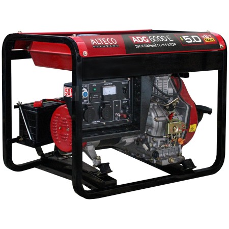 Электрогенератор Alteco Standard ADG 6000Е (L) красный