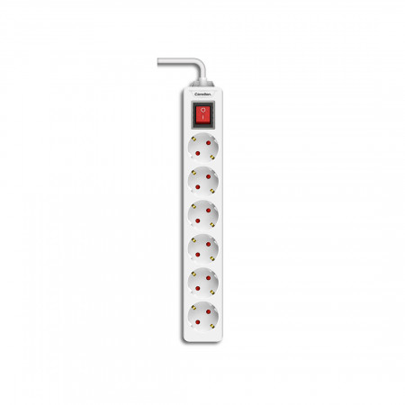 Удлинитель Camelion CMS-116-2M белый 2 м Удлинитель Camelion CMS-116-2M белый 2 м