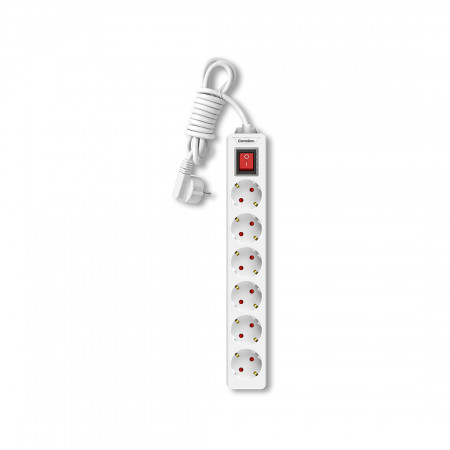 Удлинитель Camelion CMS-116-2M белый 2 м Удлинитель Camelion CMS-116-2M белый 2 м