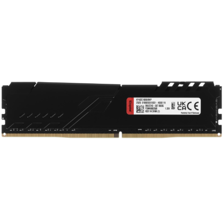Оперативная память Kingston FURY Beast Black (KF432C16BB/8WP) 8 ГБ черный