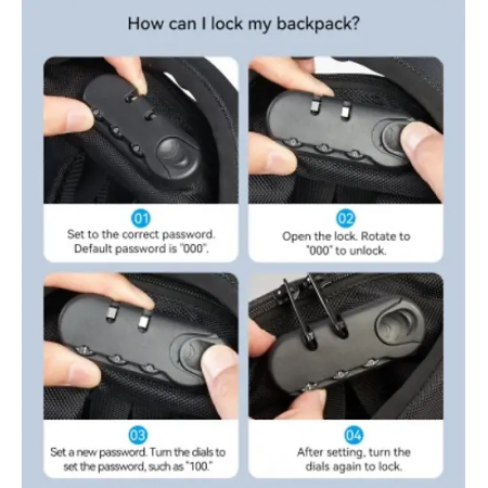 15.6" Рюкзак Vention KRNB0 черный