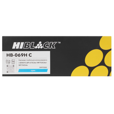 Картридж лазерный Hi-Black (HB-069H C) голубой
