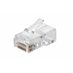 Коннектор EUROLAN Q-PLUG RJ45 50 шт прозрачный