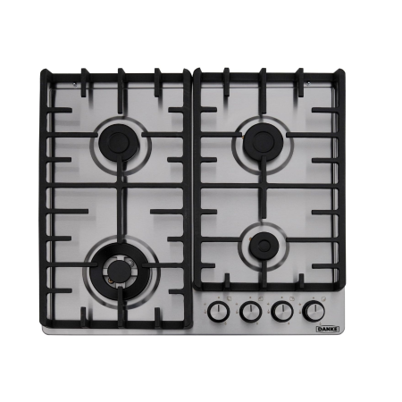 Варочная панель газовая HANS 604LW IX нержавеющая сталь