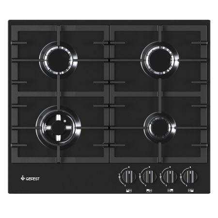 Варочная панель газовая GEFEST ПВГ 1214-01 К3 черный