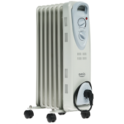 Масляный обогреватель Oasis US-15 белый
