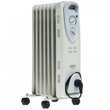 Масляный обогреватель Oasis US-15 белый