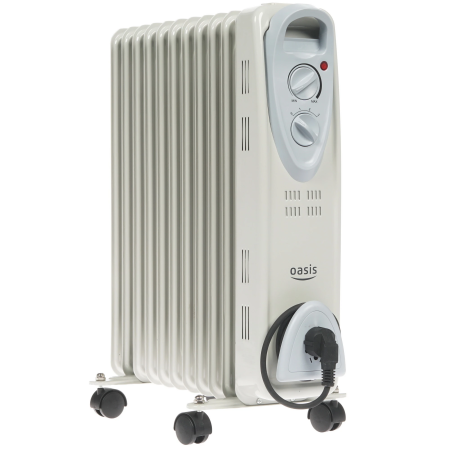 Масляный обогреватель Oasis US-25 белый